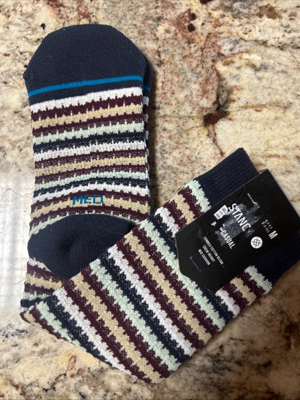 NWT Stance Chiclets Women’s Medium Crew Socks
